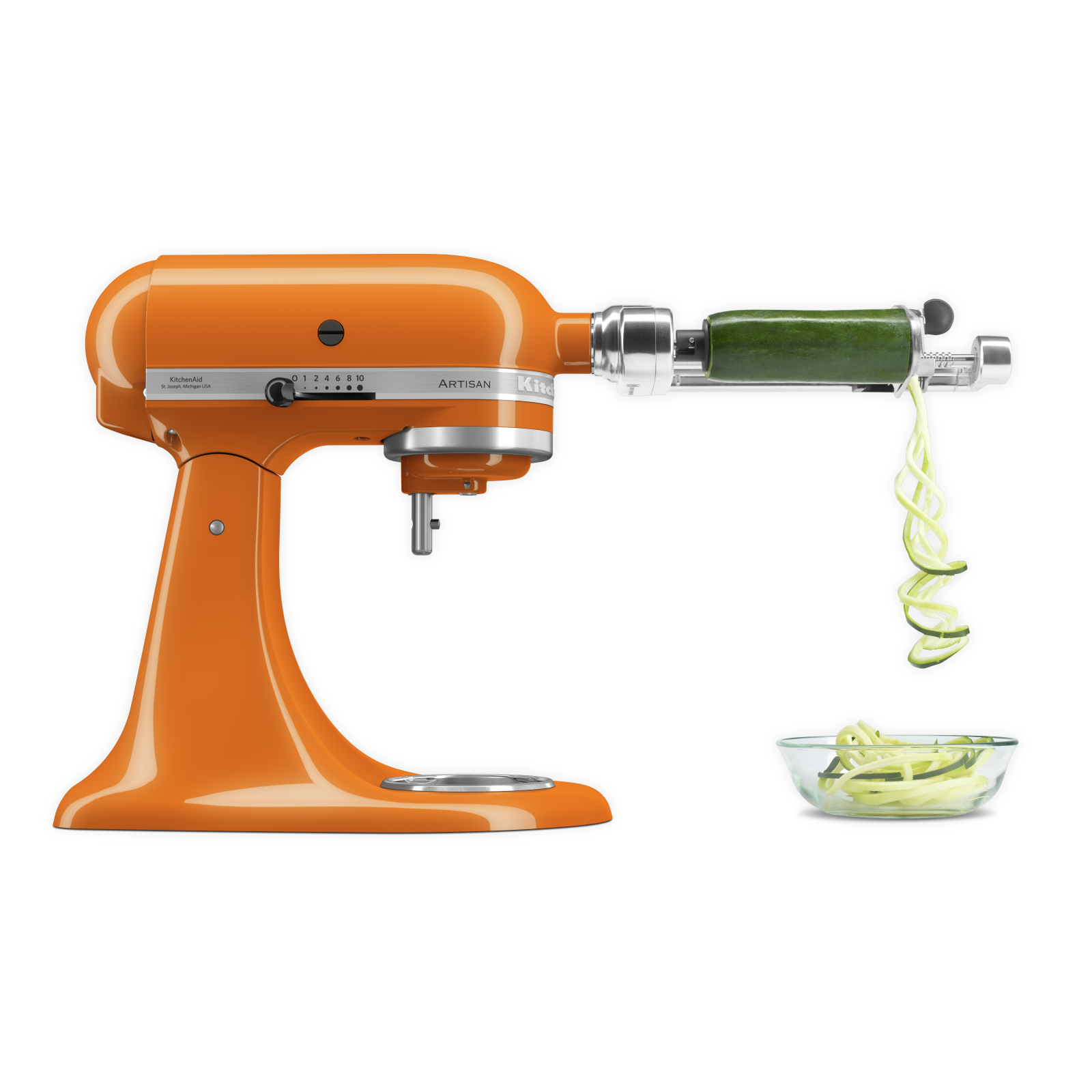 KitchenAid - 5 Quarts Tilt-Head Mixer in Orange - KSM175PSHY