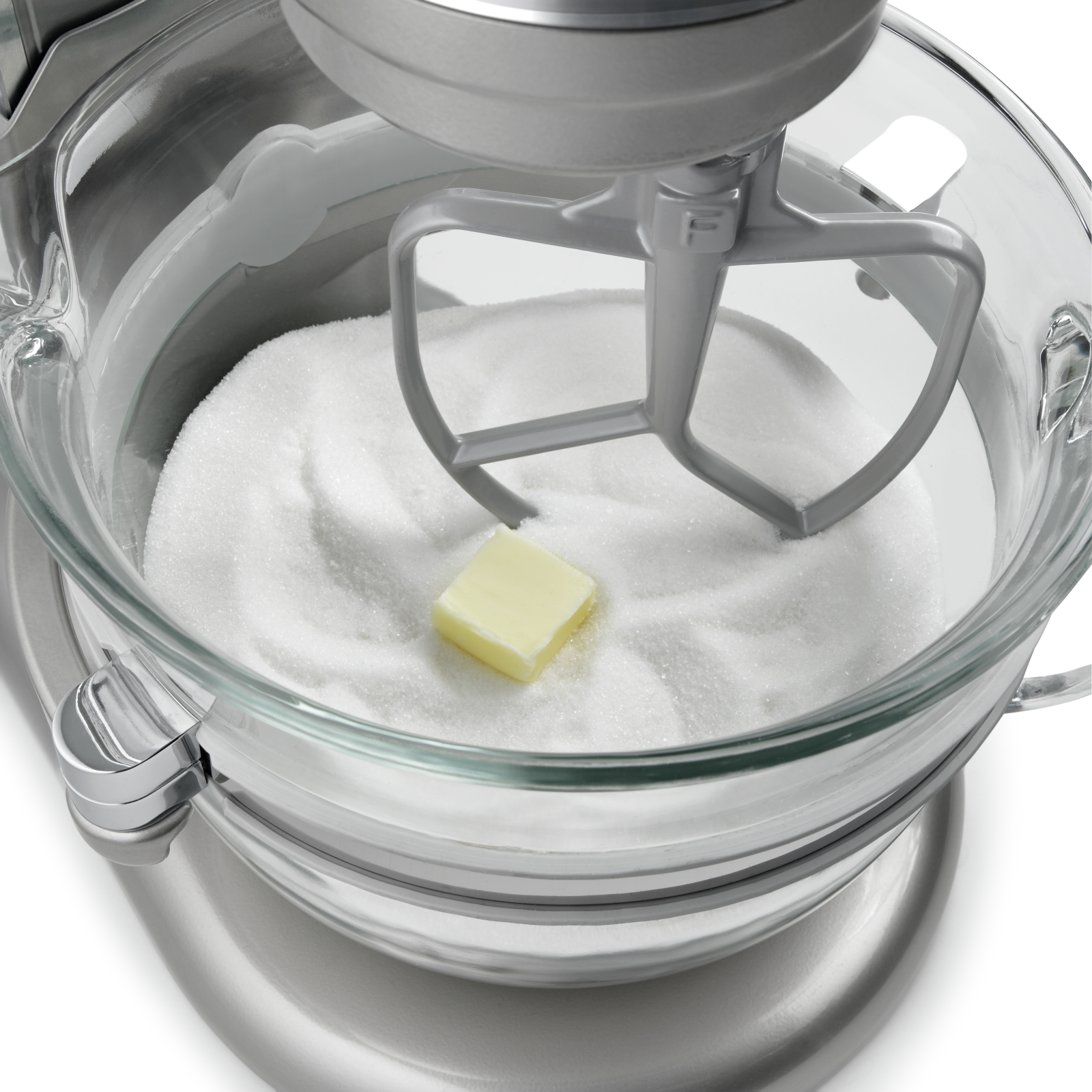 KitchenAid - 6 Quarts Bowl-lift Mixer in Silver - KSM6521XSR