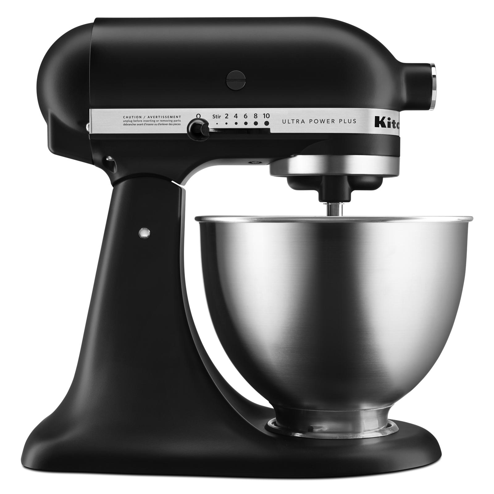 KitchenAid - Ultra Power Plus Series 4.5 Quart Tilt-Head Mixer In Matte Black - KSM96BM