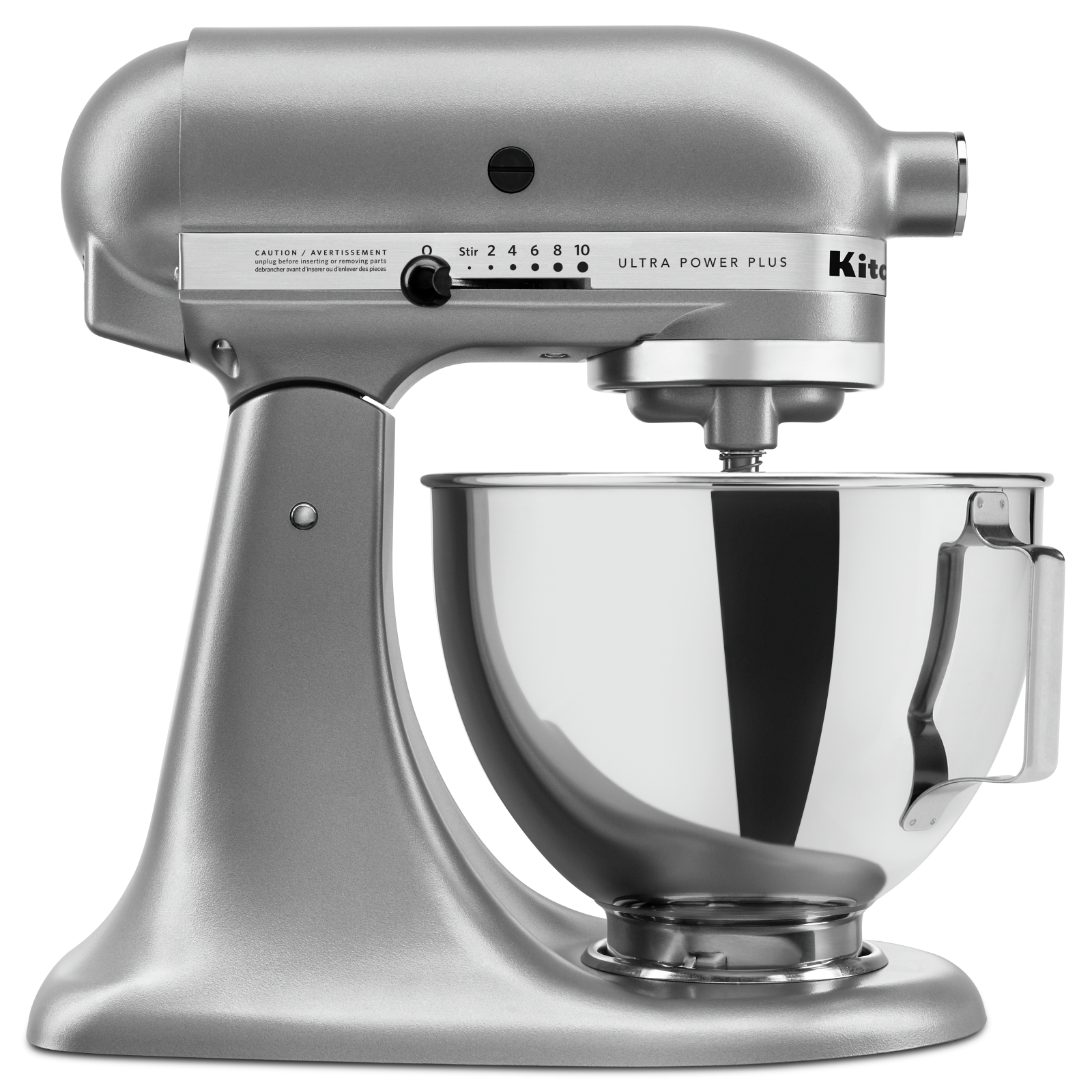 KitchenAid - Ultra Power Plus Series 4.5 Quart Tilt-Head Mixer In Silver - KSM96CU