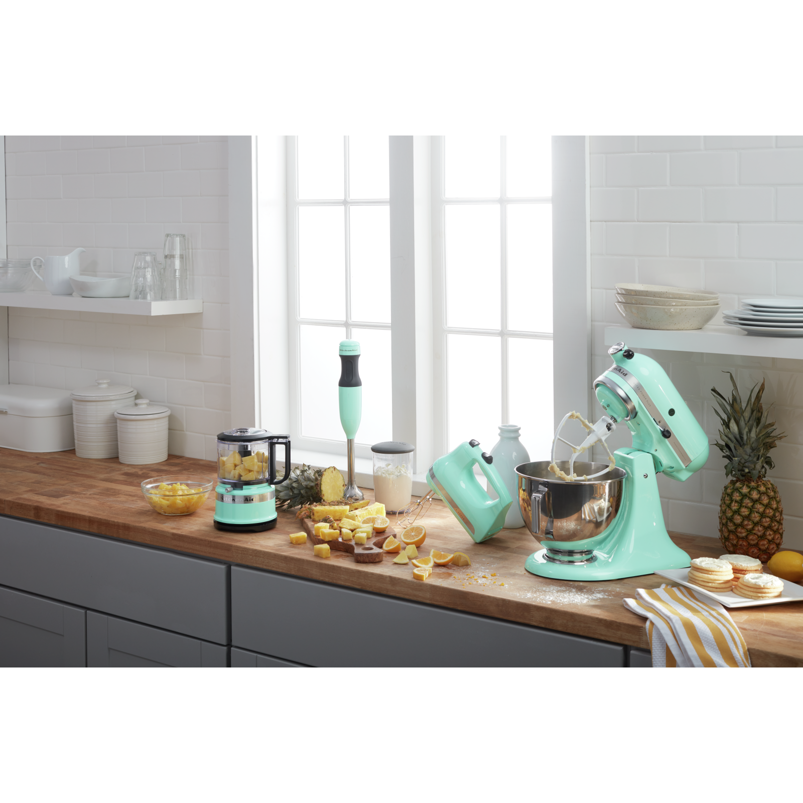 KitchenAid - Ultra Power Plus Series 4.5 Quart Tilt-Head Mixer In Ice Blue - KSM96IC