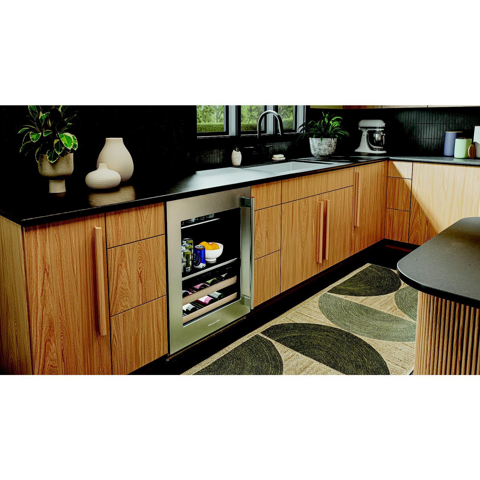 KitchenAid - 24 Inch Undercounter Beverage Centre in Stainless - KUBL524SPS