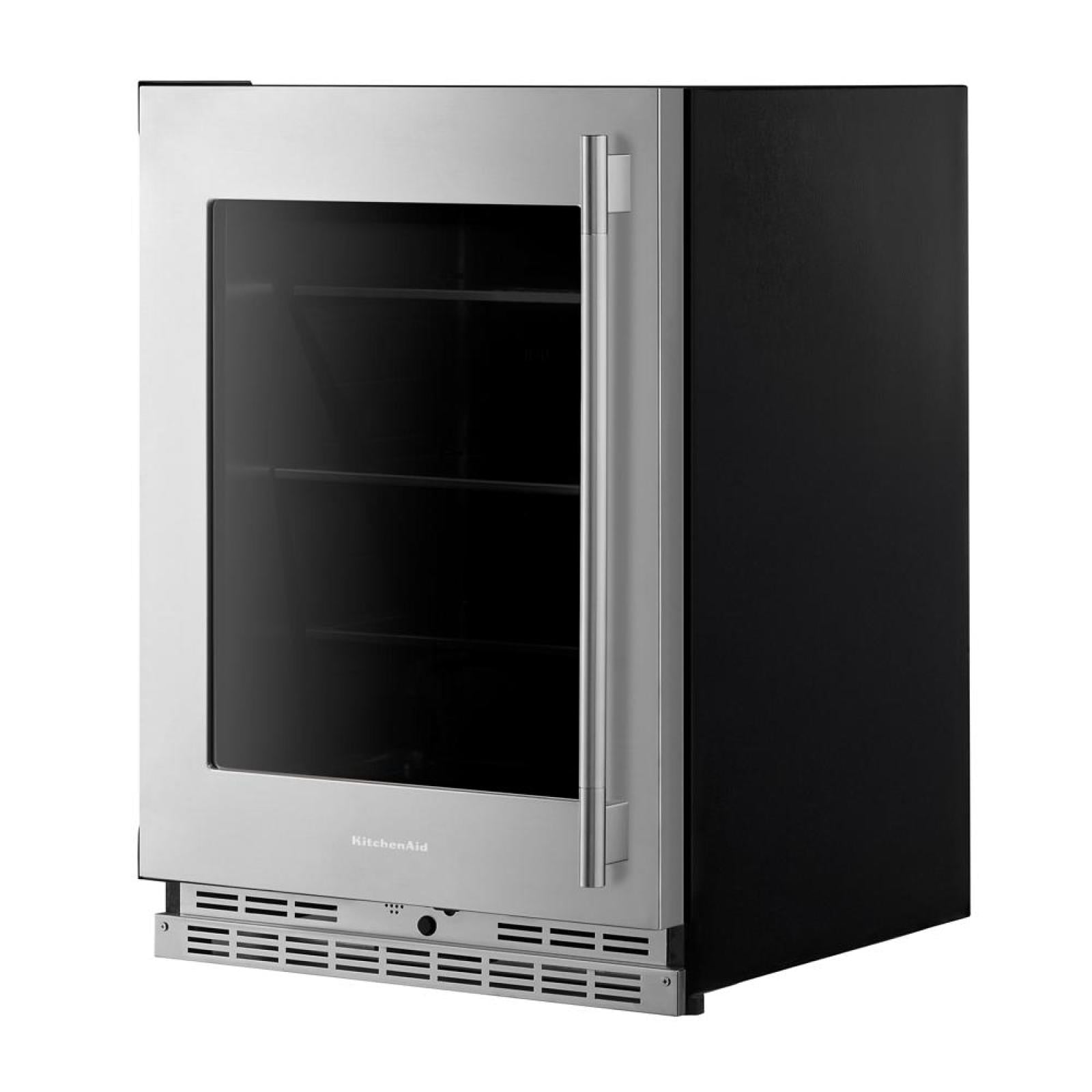 KitchenAid - 24 Inch Undercounter Mini Fridge in Stainless - KURL524SPS