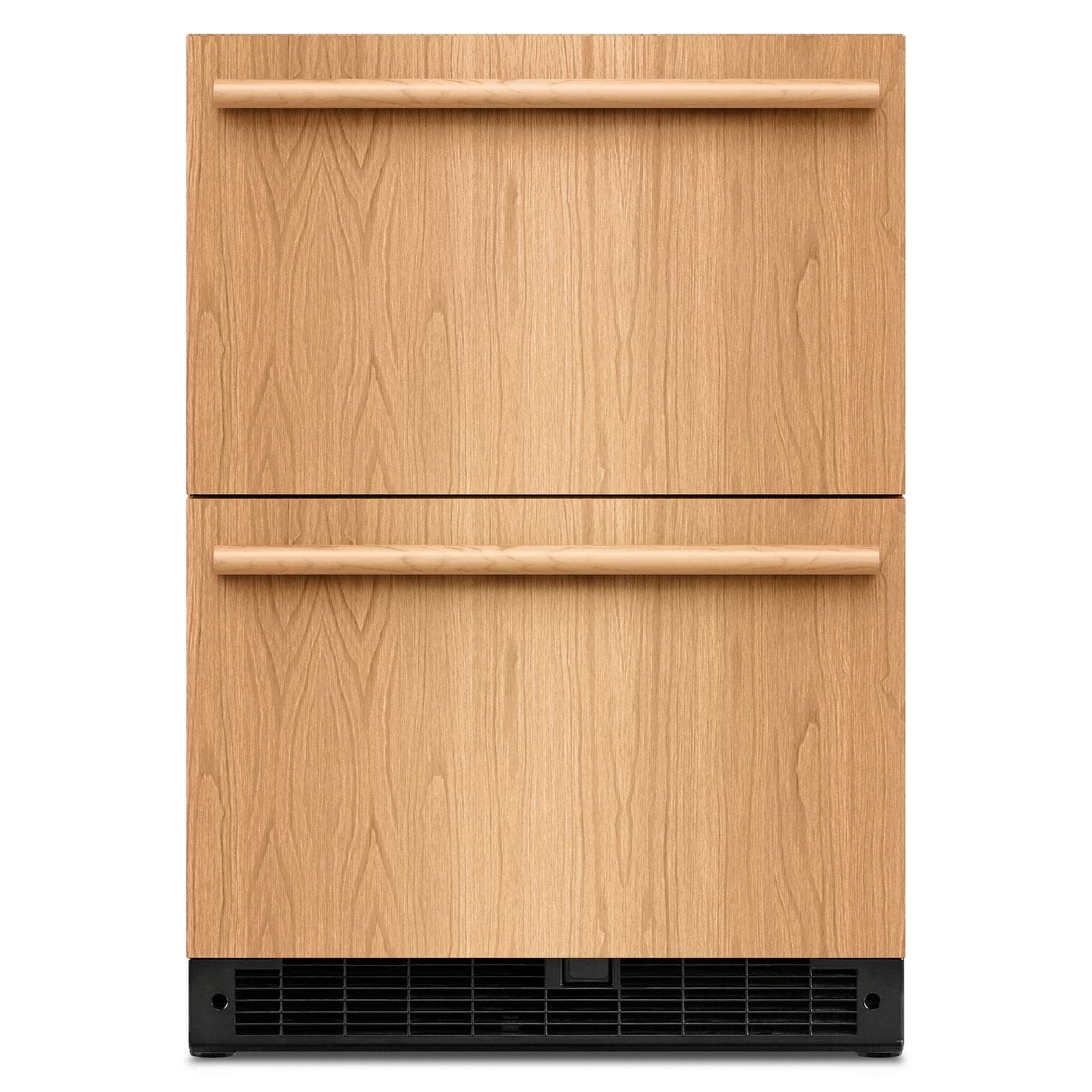 KitchenAid - 24 Inch 4.4 cu. ft Undercounter Double-Drawer Refrigerator in Panel Ready - KURT524SPA