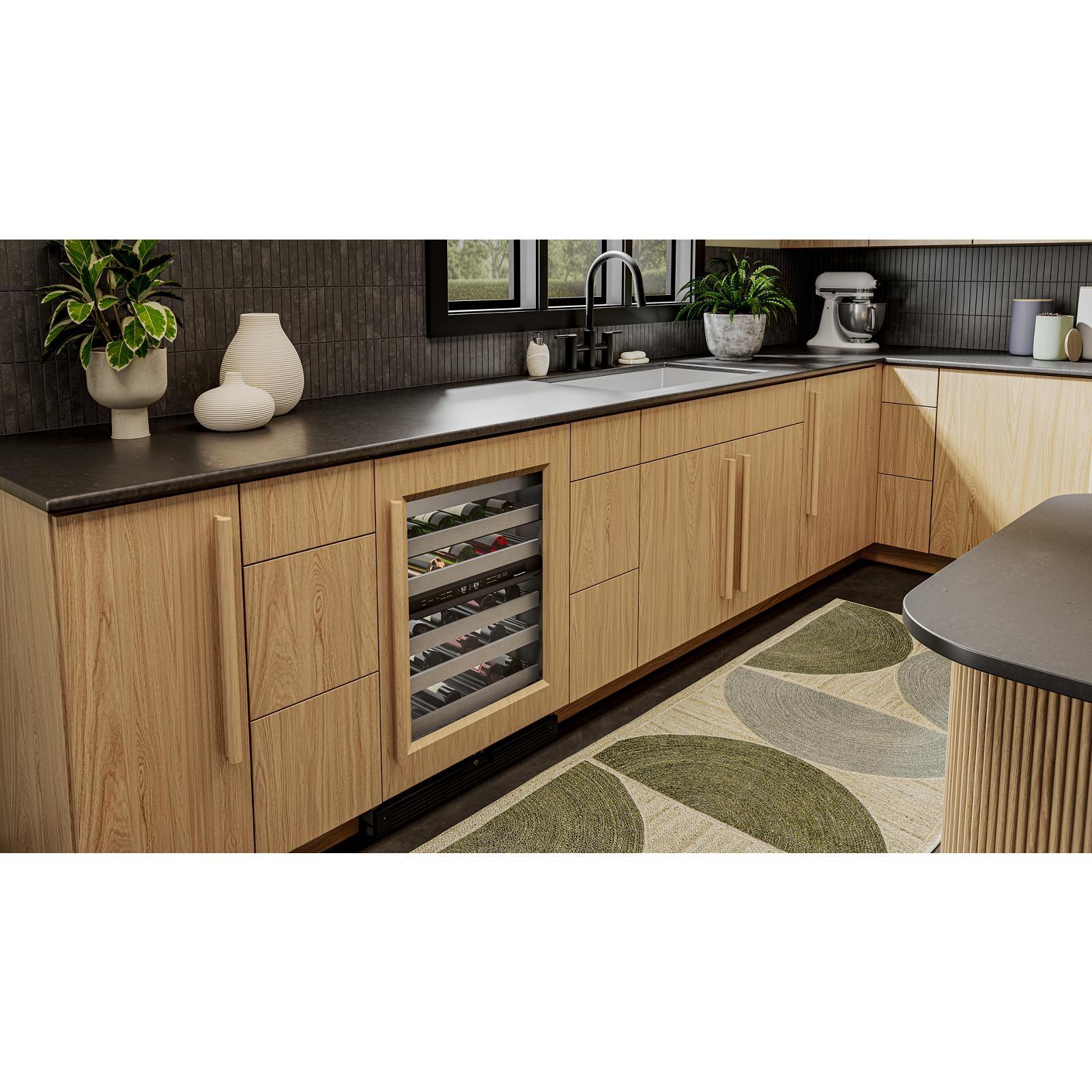 KitchenAid - 24 Inch Undercounter Wine Fridge in Panel Ready - KUWR324SPA