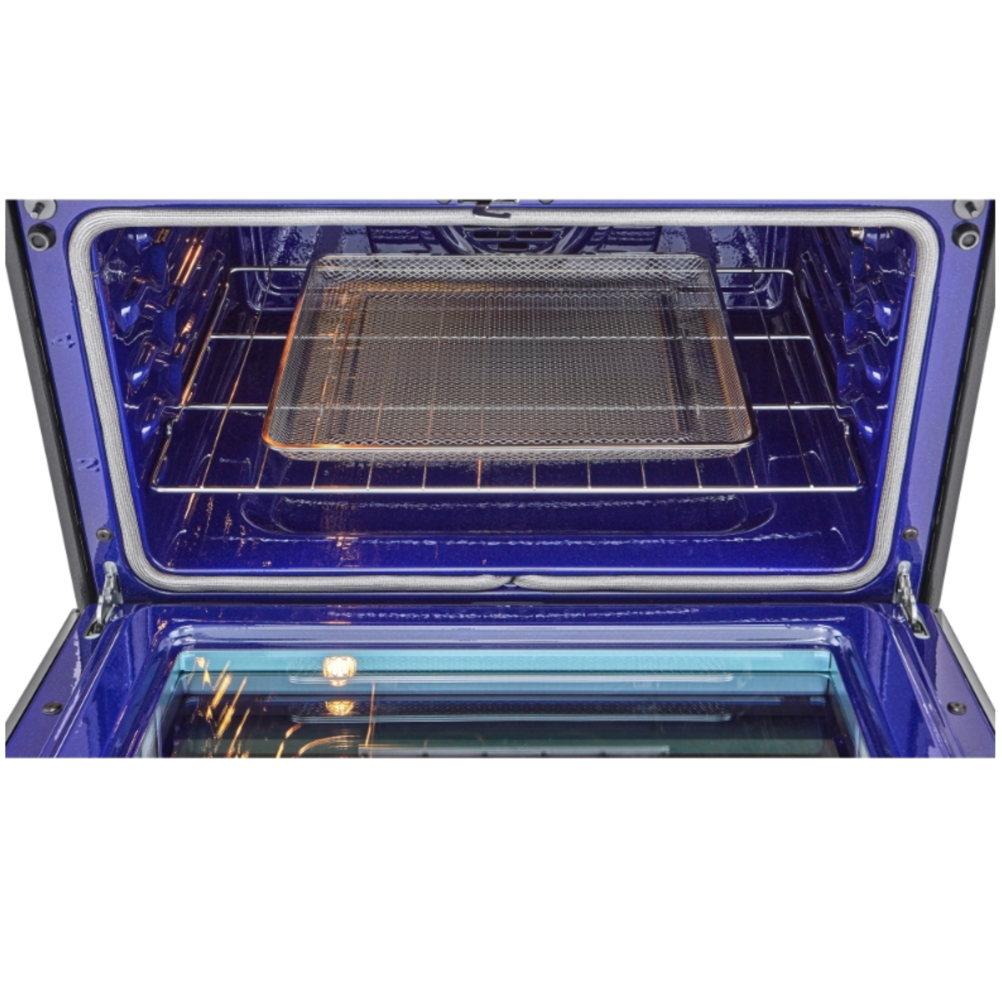 LG - 7.3 cu. ft Electric Double Oven Range in Stainless - LDEL7324SE