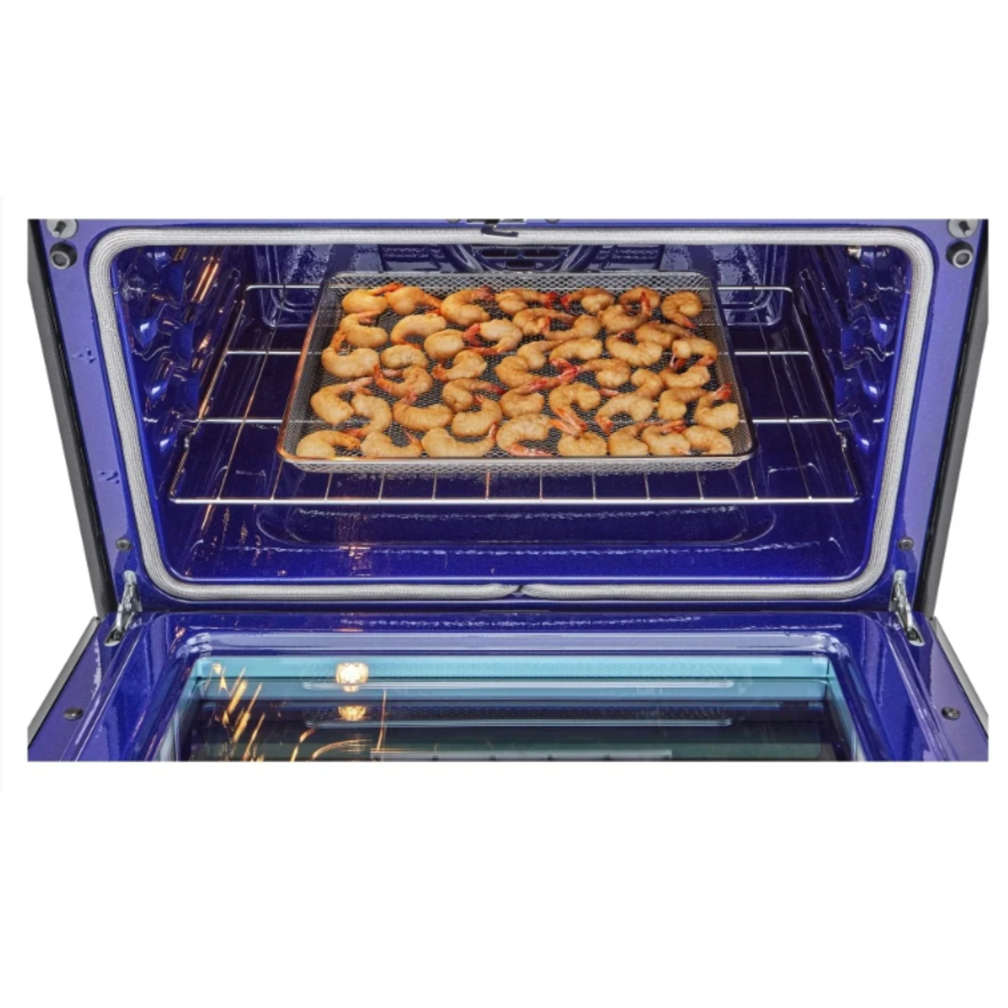 LG - 7.3 cu. ft Electric Double Oven Range in Stainless - LDEL7324SE