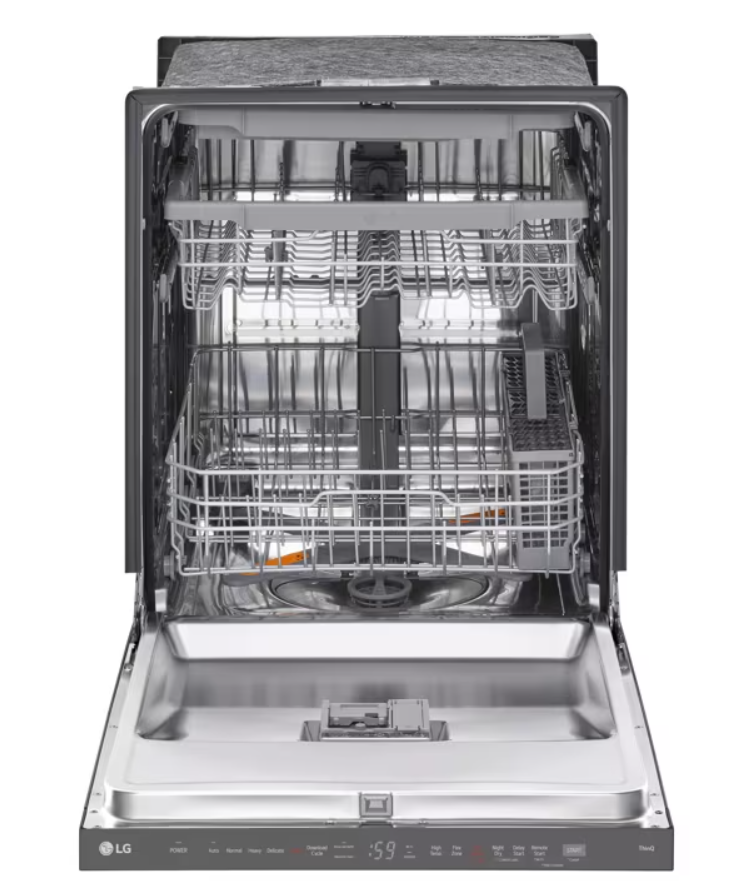 LG - 46 dBA Built In Dishwasher in Black Stainless - LDPH5554D