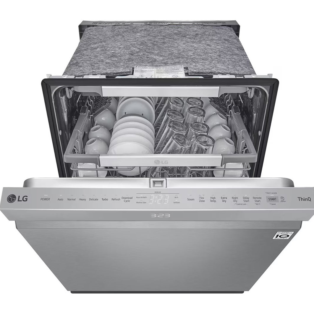 LG - 44 dBA Built In Dishwasher in Stainless - LDPH6762S