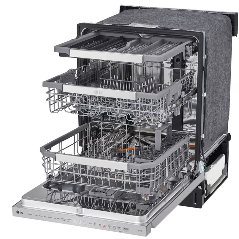 LG - 44 dBA Built In Dishwasher in Stainless - LDPH6762S