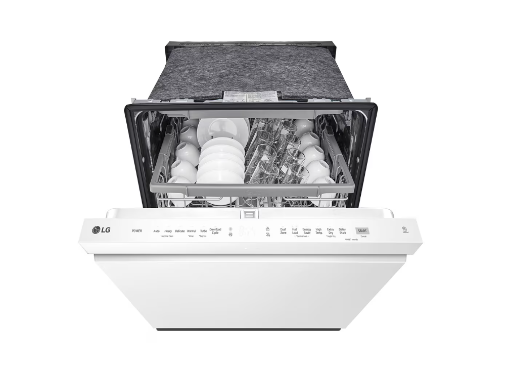 LG - 48 dBA Built In Dishwasher in White - LDPN4542W