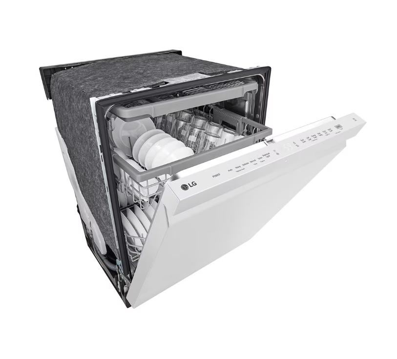 LG - 48 dBA Built In Dishwasher in White - LDPN4542W