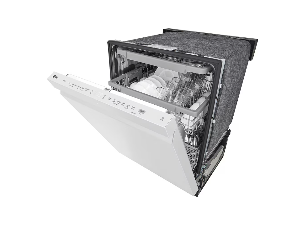 LG - 48 dBA Built In Dishwasher in White - LDPN4542W