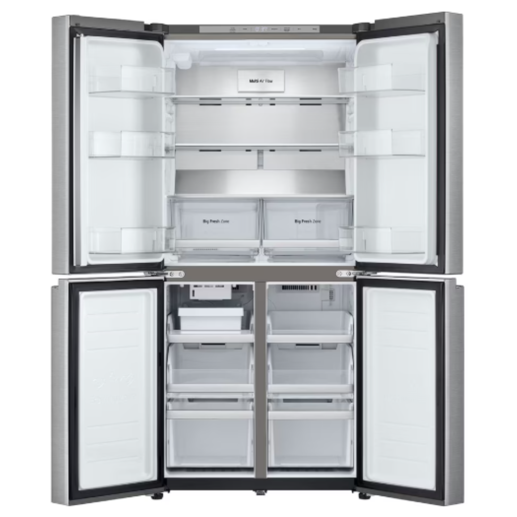 LG - 32.875 Inch 18.6 cu. ft French Door Refrigerator in Stainless - LF19C8200S