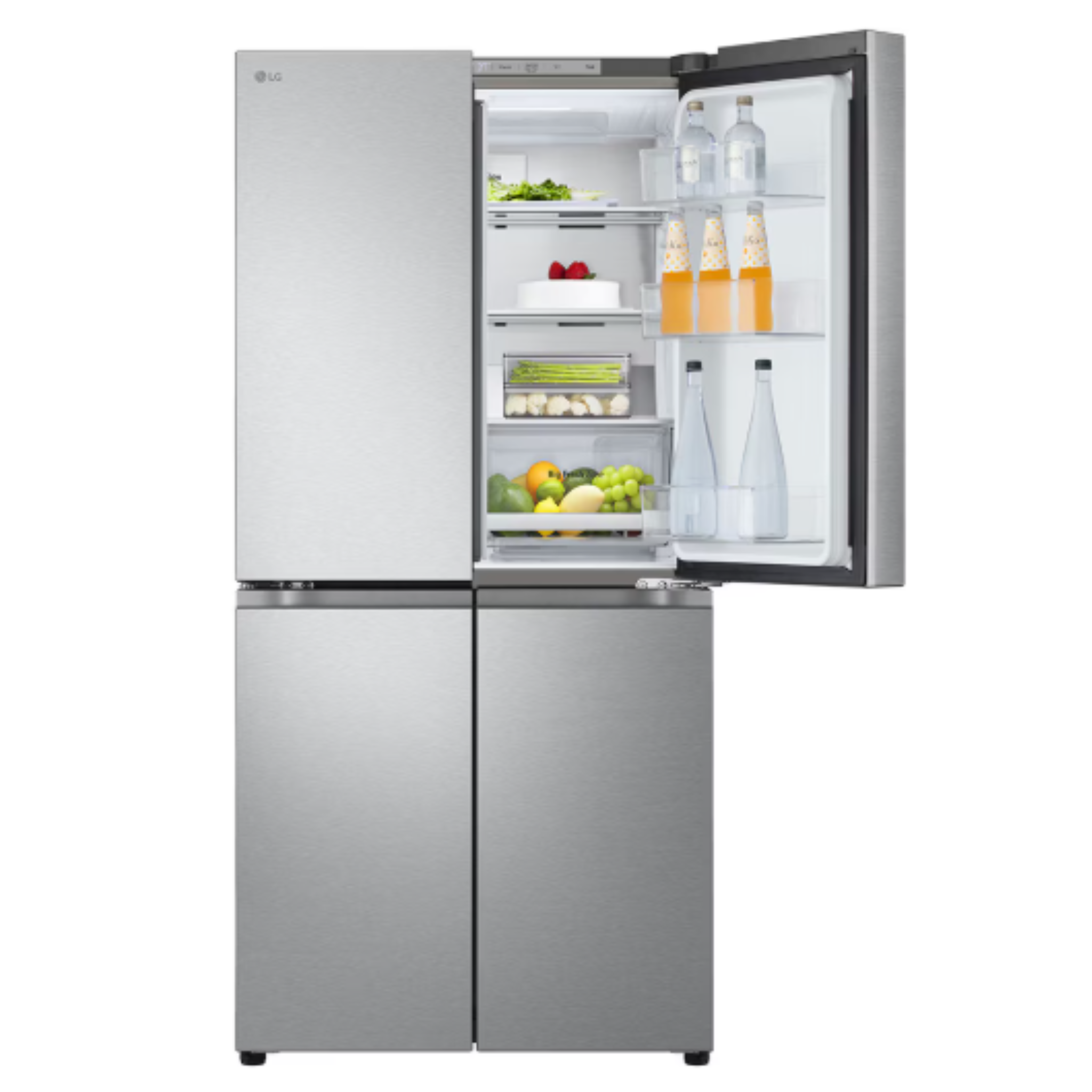LG - 32.875 Inch 18.6 cu. ft French Door Refrigerator in Stainless - LF19C8200S