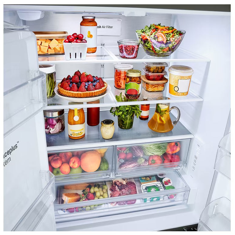 LG - 36 Inch 24 cu. ft French Door Refrigerator in Stainless - LF24WZP62S