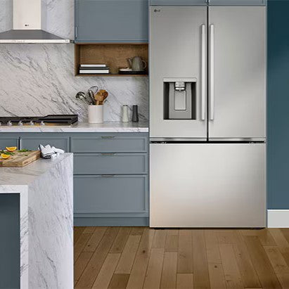 LG - 36 Inch 24 cu. ft Zero Clearance Counter Depth French Door Refrigerator in Stainless - LF24Z6530S