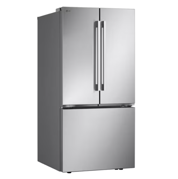 LG - 33 Inch 25.1 cu. ft French Door Refrigerator in Stainless - LF25H6200S
