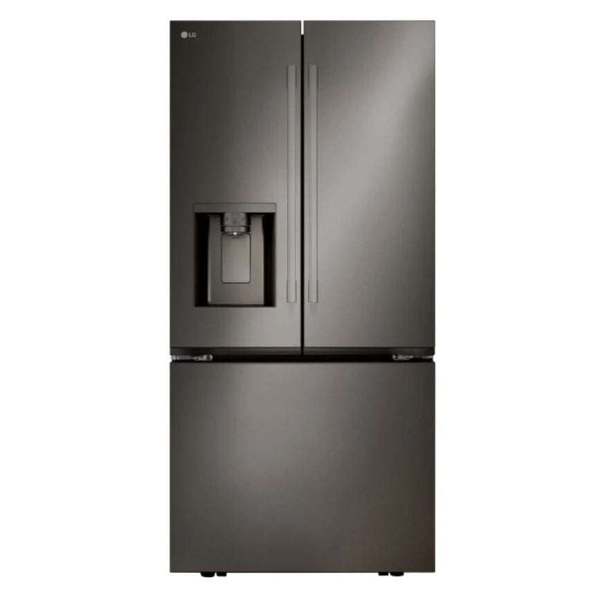 LG - 33 Inch 24.5 cu. ft French Door Refrigerator in Black Stainless - LF25H6330D