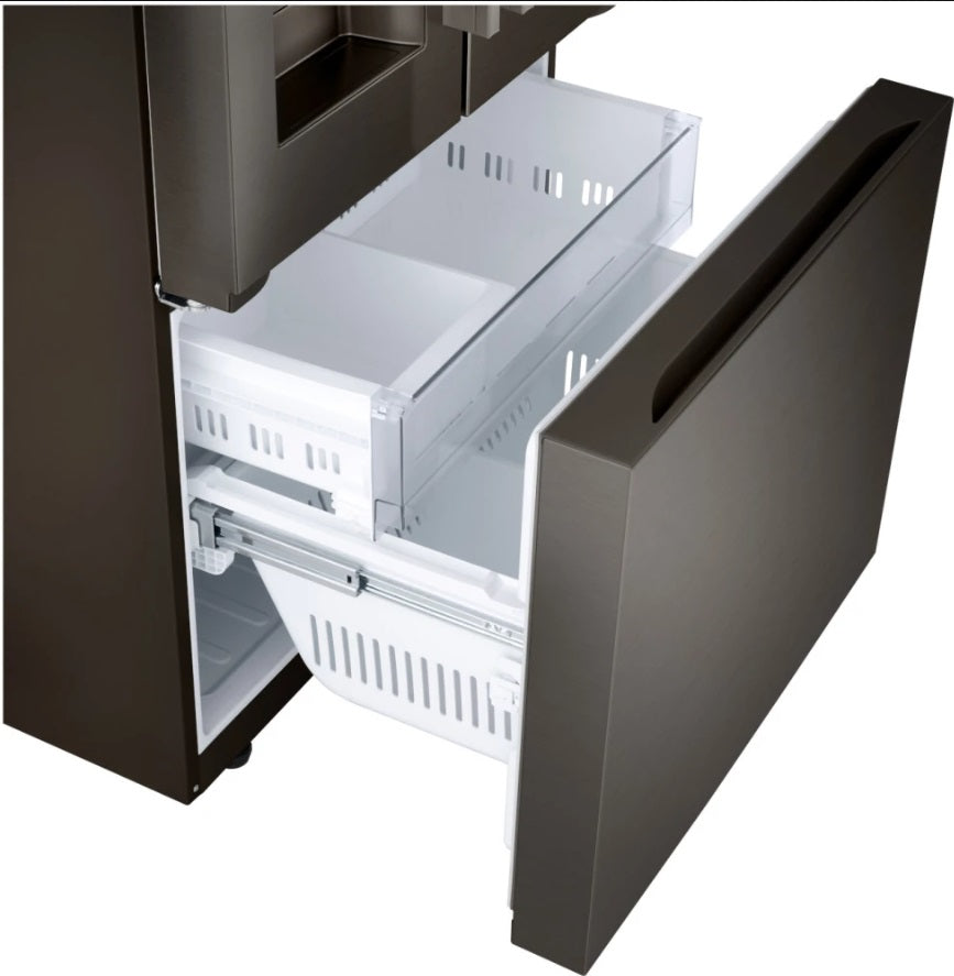 LG - 33 Inch 24.5 cu. ft French Door Refrigerator in Black Stainless - LF25H6330D