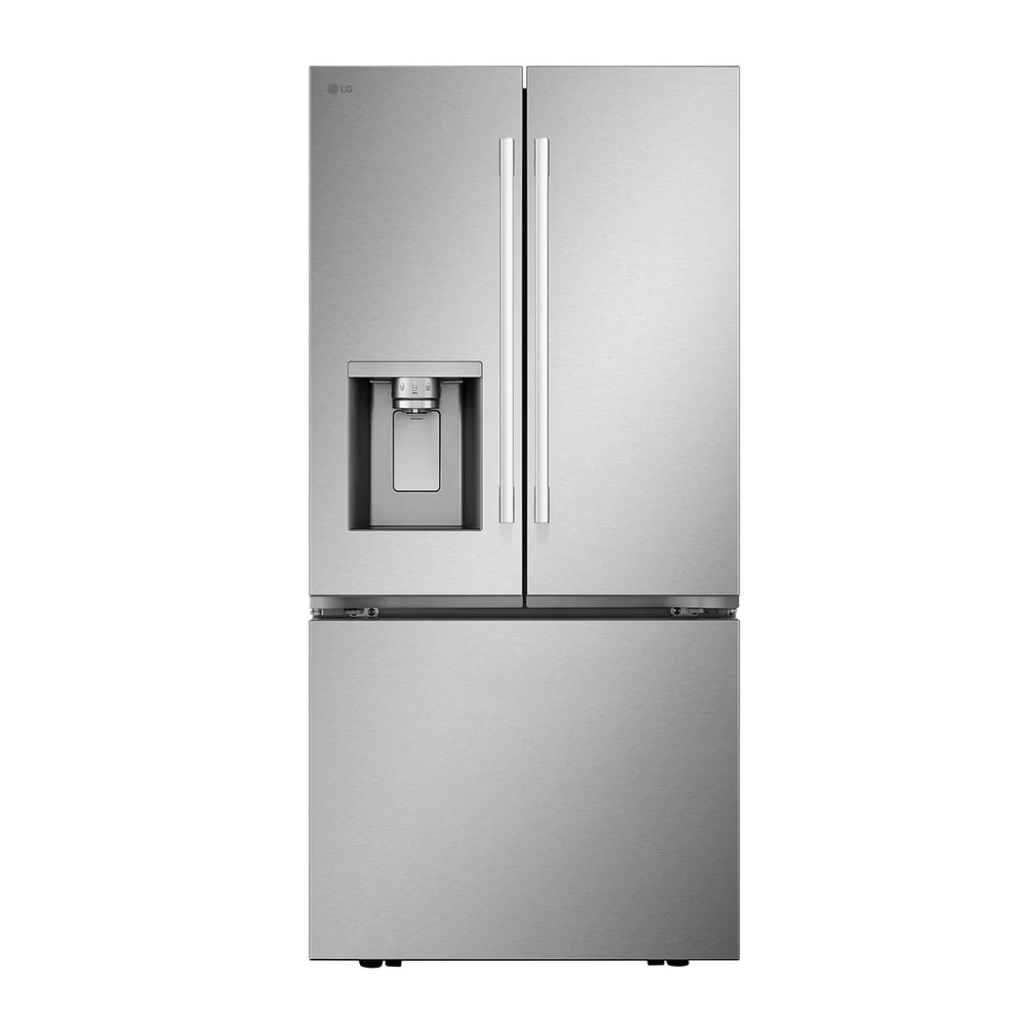 LG - 33 Inch 24.5 cu. ft French Door Refrigerator in Stainless - LF25H6330S