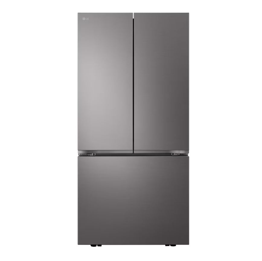 LG - 33 Inch 25.1 cu. ft French Door Refrigerator in Black Stainless - LF25S6200D