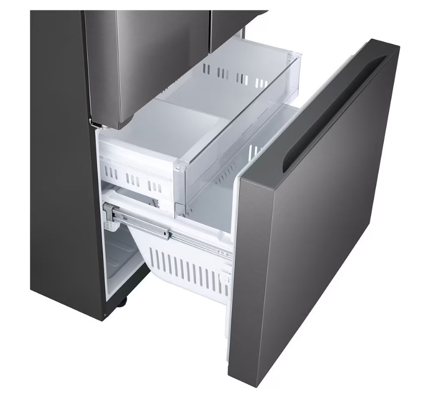 LG - 33 Inch 25.1 cu. ft French Door Refrigerator in Black Stainless - LF25S6200D