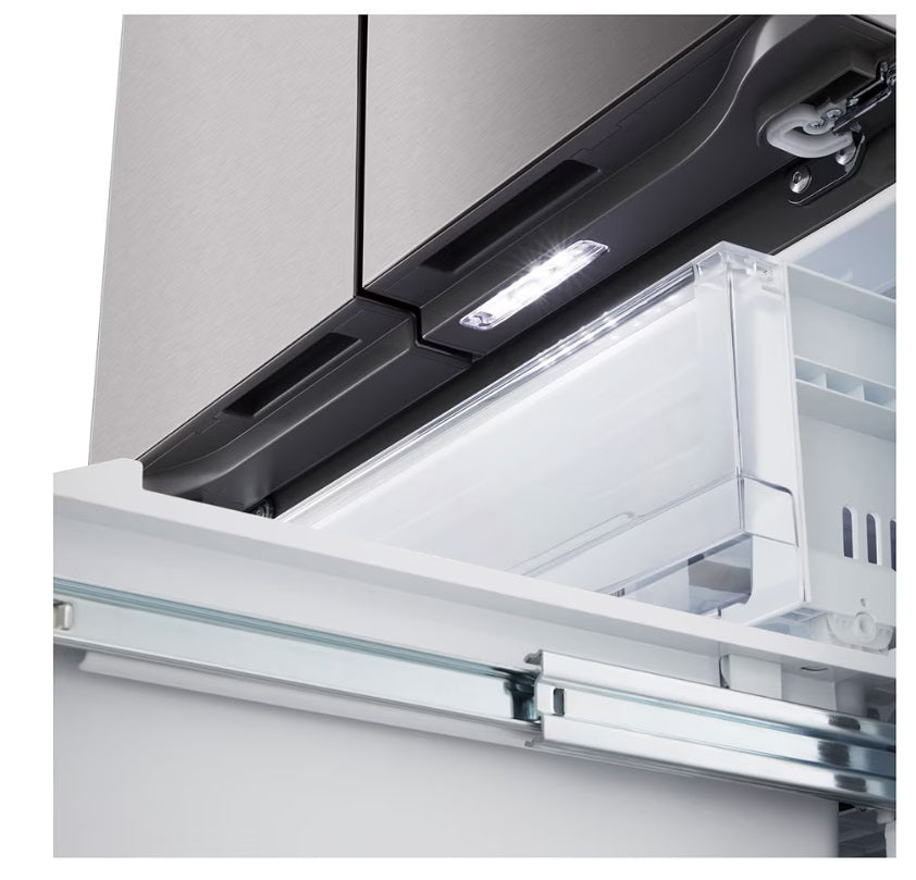 LG - 33 Inch 25.1 cu. ft French Door Refrigerator in Black Stainless - LF25S6200D