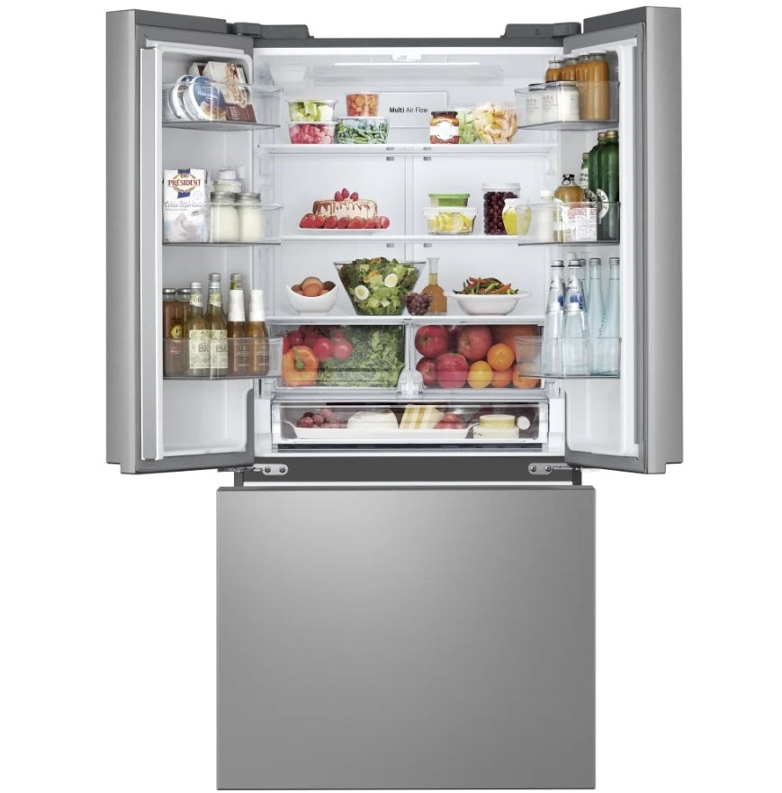 LG - 33 Inch 25.1 cu. ft French Door Refrigerator in Silver - LF25S6200V