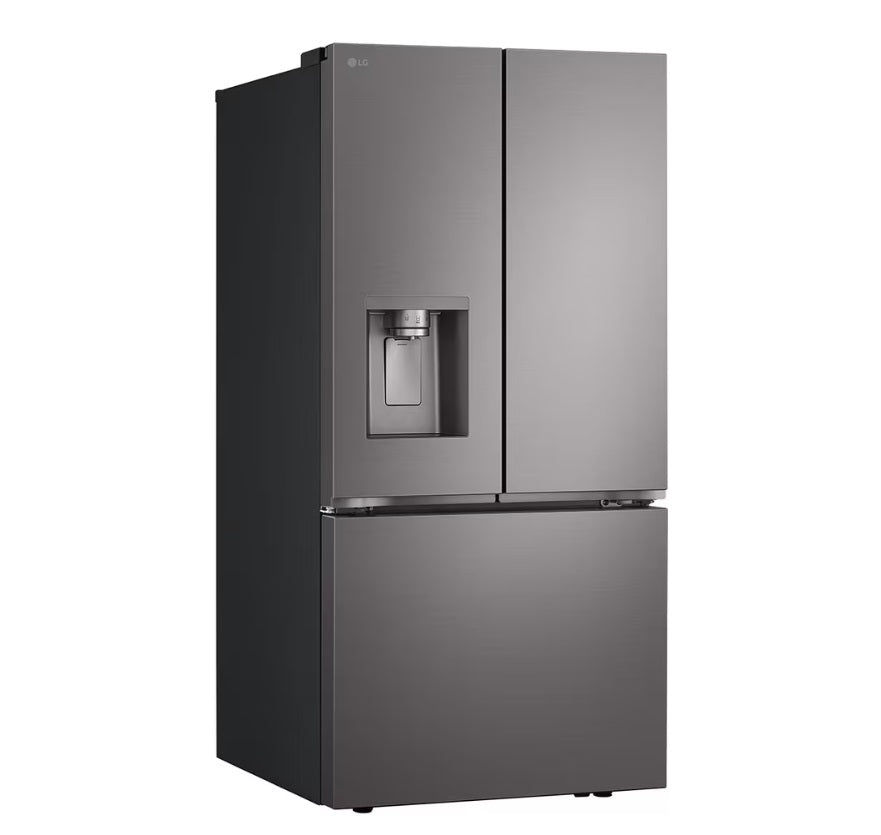 LG - 33 Inch 24.5 cu. ft French Door Refrigerator in Black Stainless - LF25S6330D