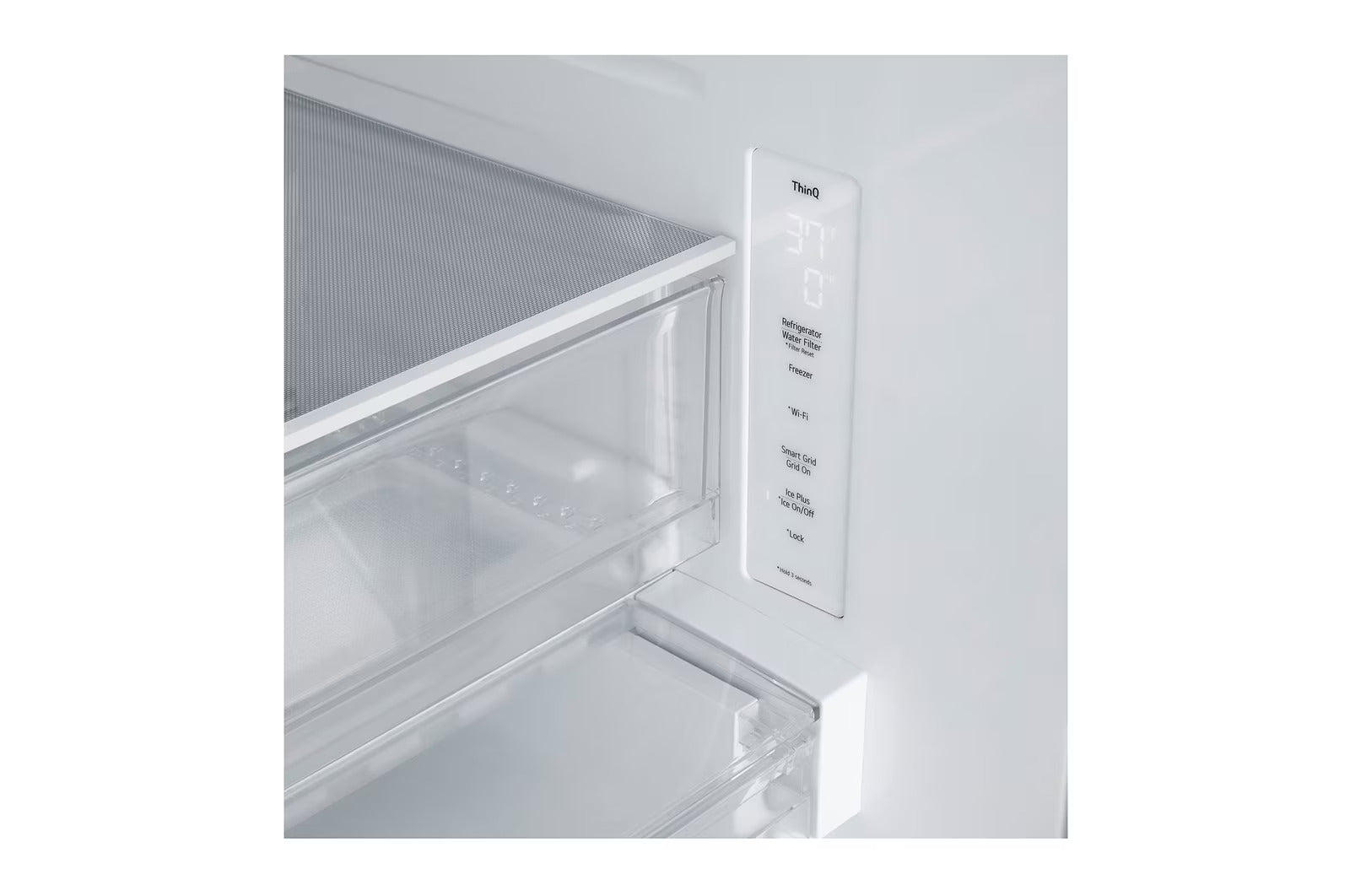 LG - 33 Inch 24.5 cu. ft French Door Refrigerator in Stainless - LF25S6330S