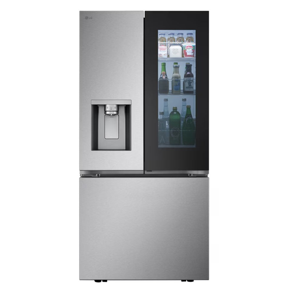 LG - 33 Inch 24.5 cu. ft French Door Refrigerator in Stainless - LF25S6560S