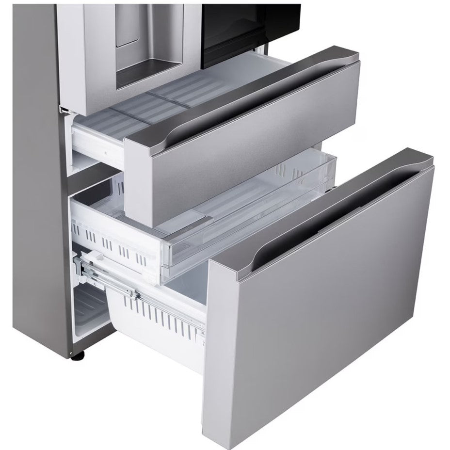 LG - 36 Inch 28.6 cu. ft French 4-Door Refrigerator in Stainless - LF29S8365S