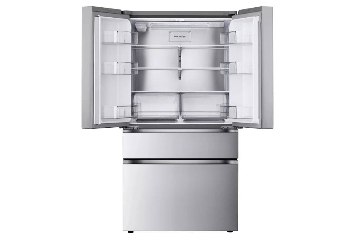 LG - 35.75 Inch 30 cu. ft French Door Refrigerator in Stainless - LF30S8210S