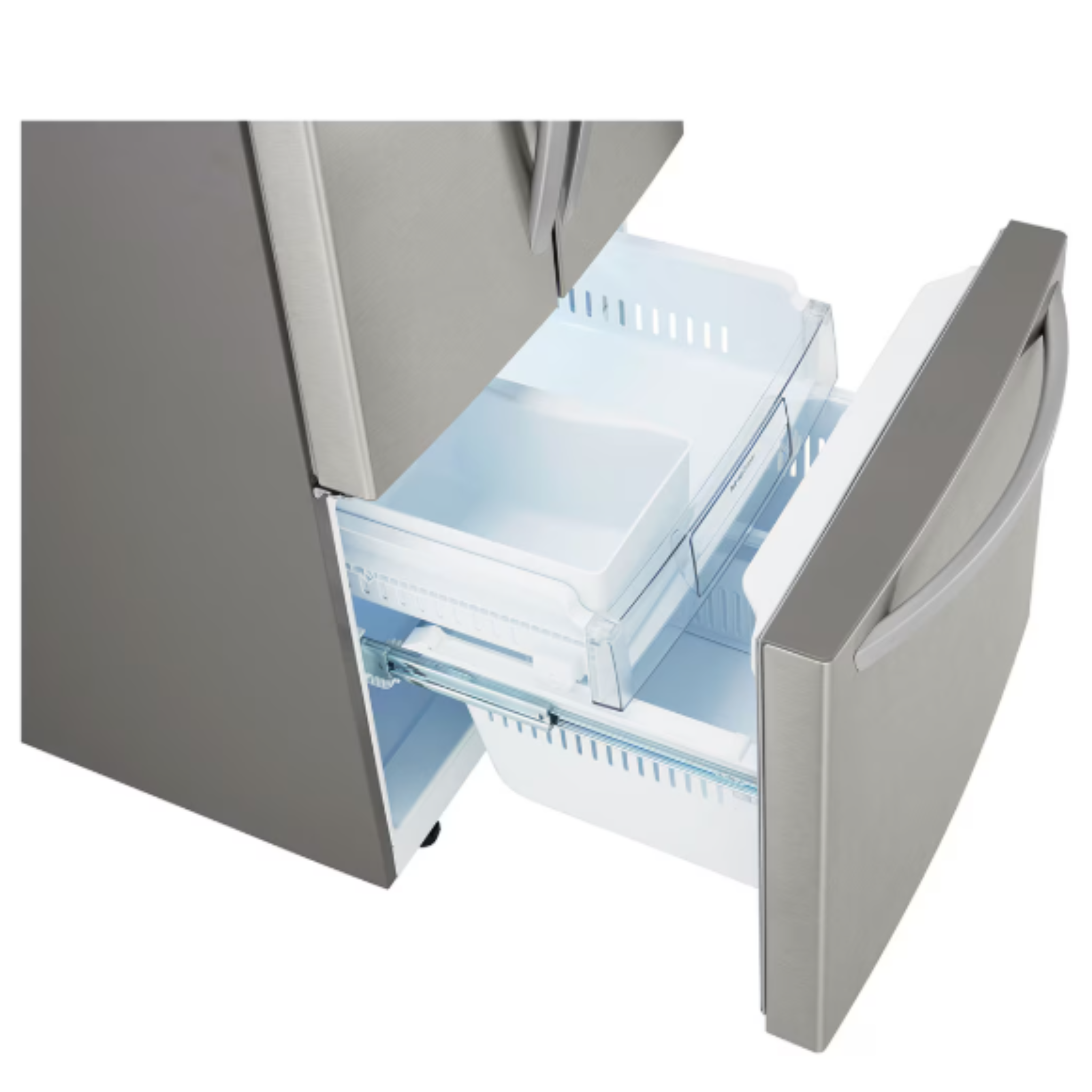 LG - 30 Inch 21.8 cu. ft French Door Refrigerator in Stainless - LFCS22520S