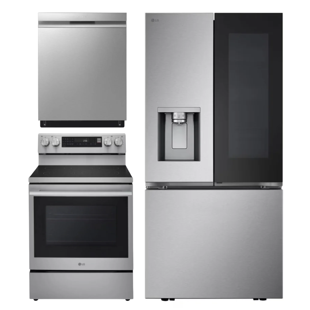 LG Kitchen Package - LF25S6560S, LREN6325XE, LDPN454HT