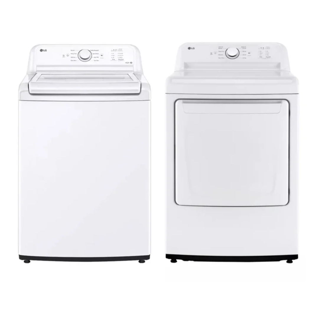 LG Laundry Pair - WT6105CW, DLE6100W