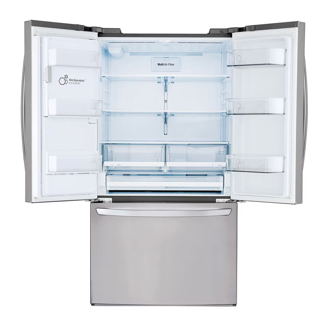 LG - 36 Inch 28.6 cu. ft French 4-Door Refrigerator in Stainless - LHFS28XBS