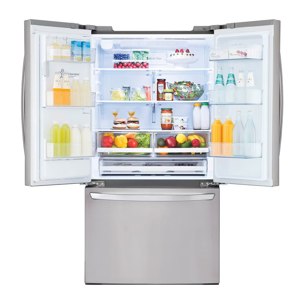 LG - 36 Inch 28.6 cu. ft French 4-Door Refrigerator in Stainless - LHFS28XBS