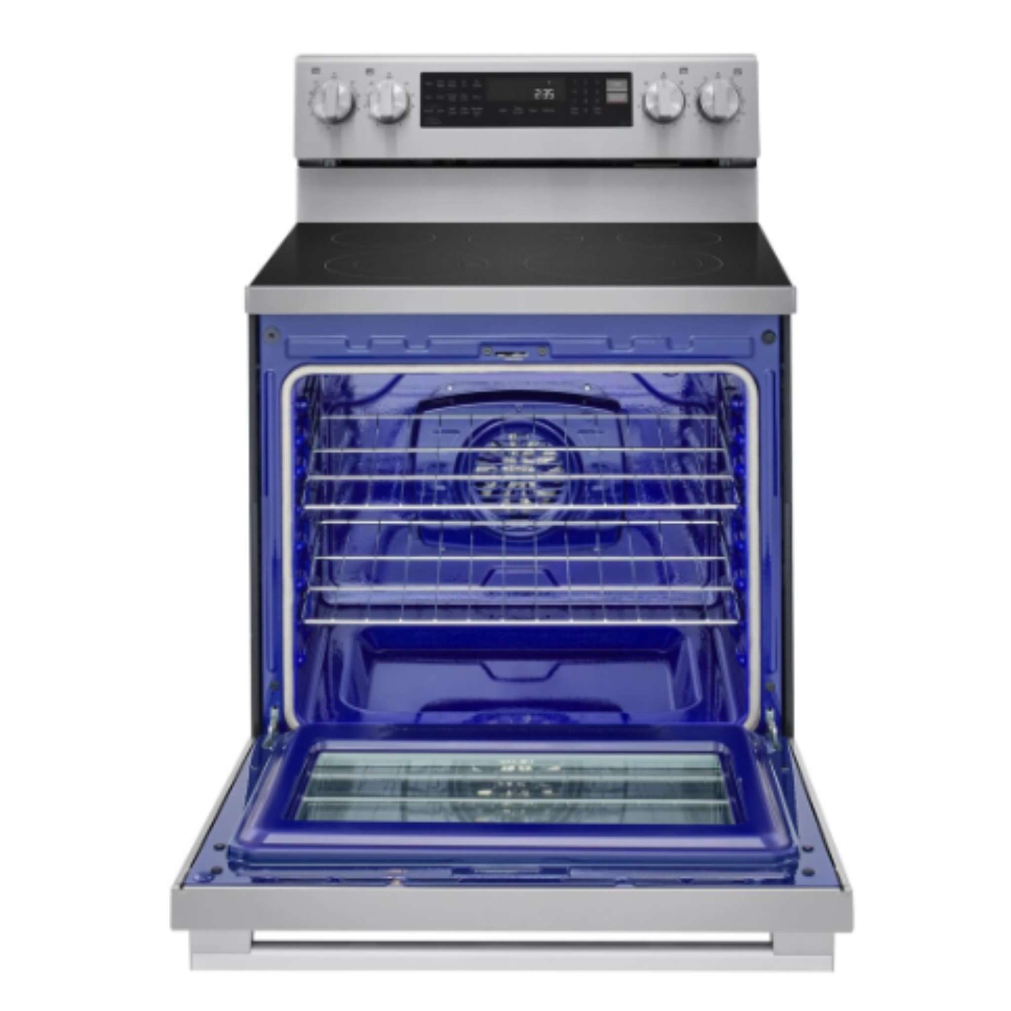LG - 6.3 cu. ft Electric Range in Stainless - LREN6325XE