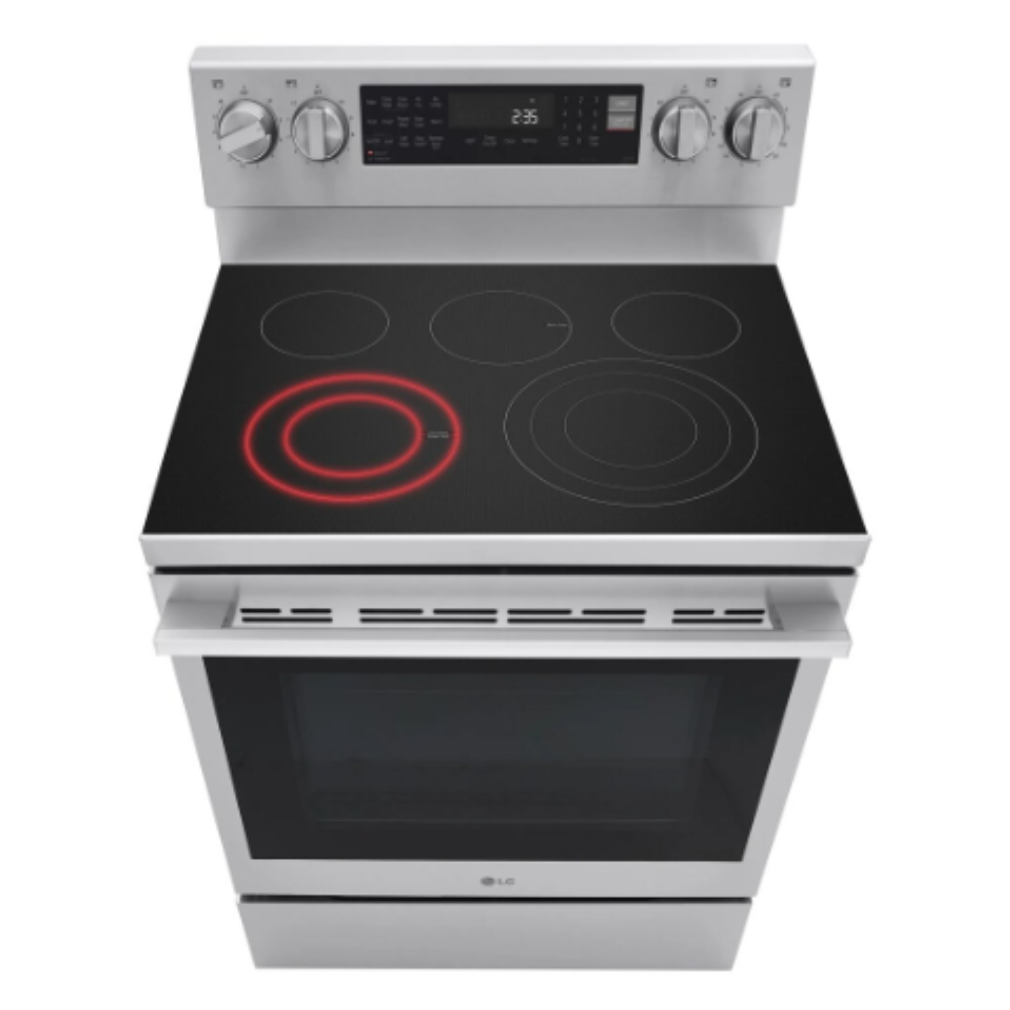 LG - 6.3 cu. ft Electric Range in Stainless - LREN6325XE