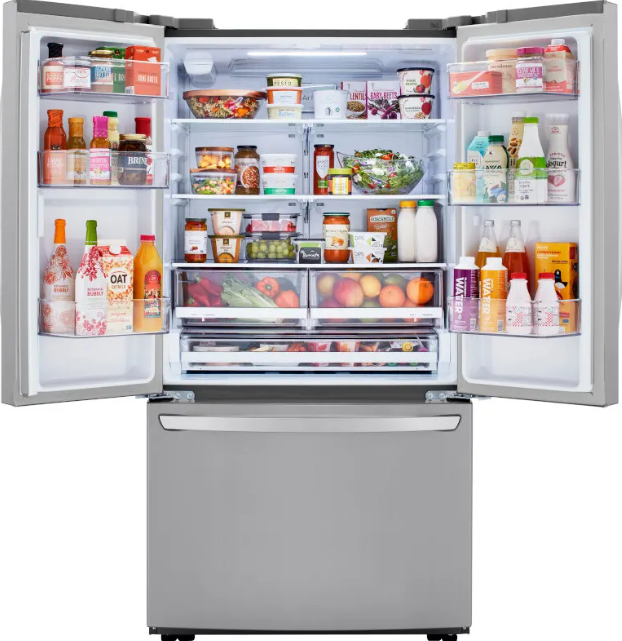 LG - 36 Inch 29 cu. ft French Door Refrigerator in Stainless - LRFCS29D6S