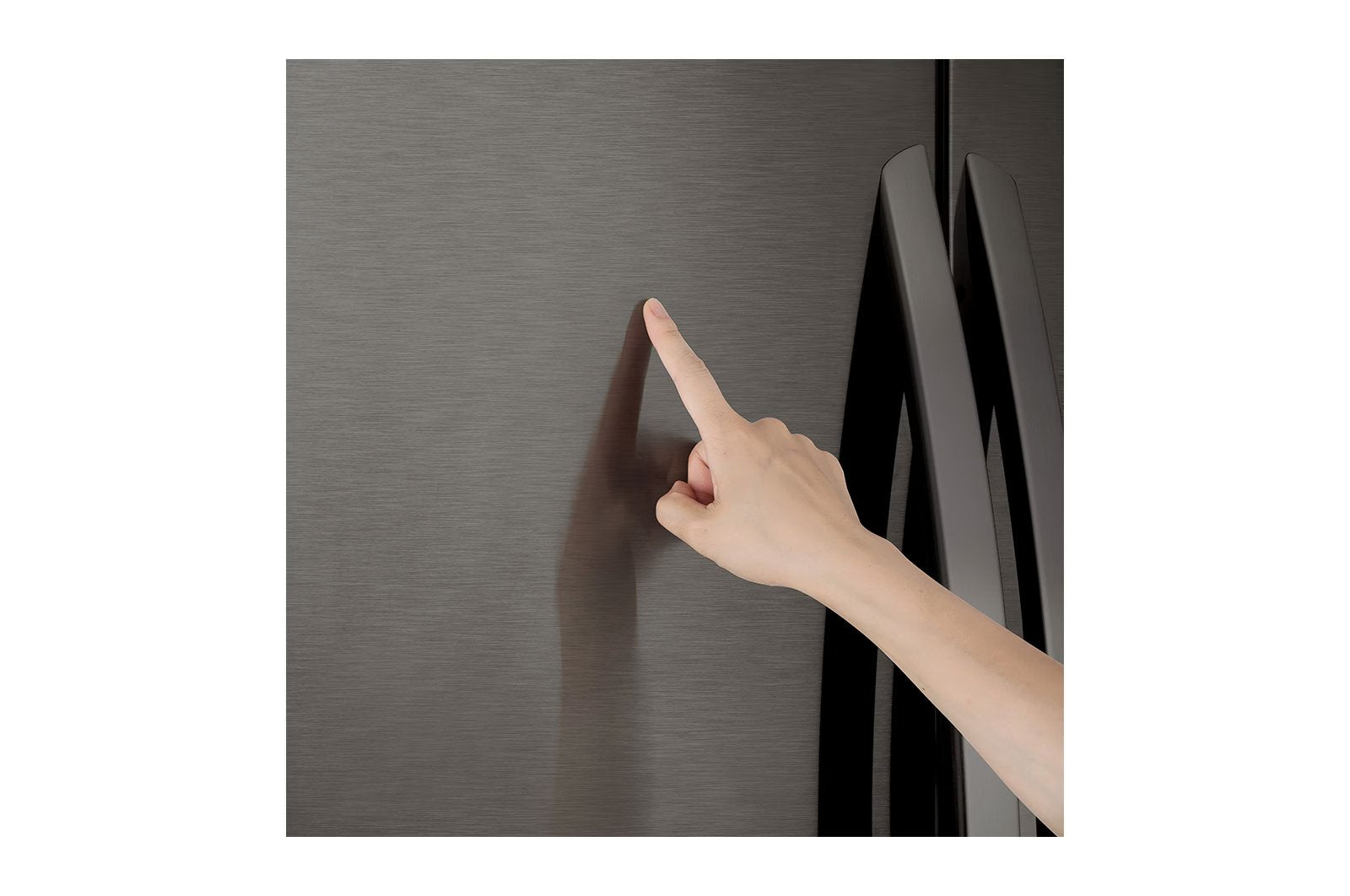 LG - 35.75 Inch 27.7 cu. ft French Door Refrigerator in Black Stainless - LRFS28XBD