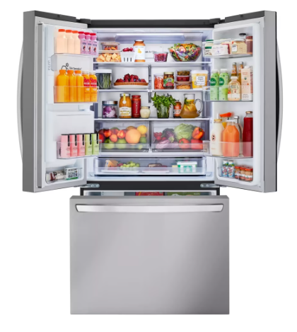 LG - 36 Inch 31 cu. ft French Door Refrigerator in Stainless - LRFXS3106S