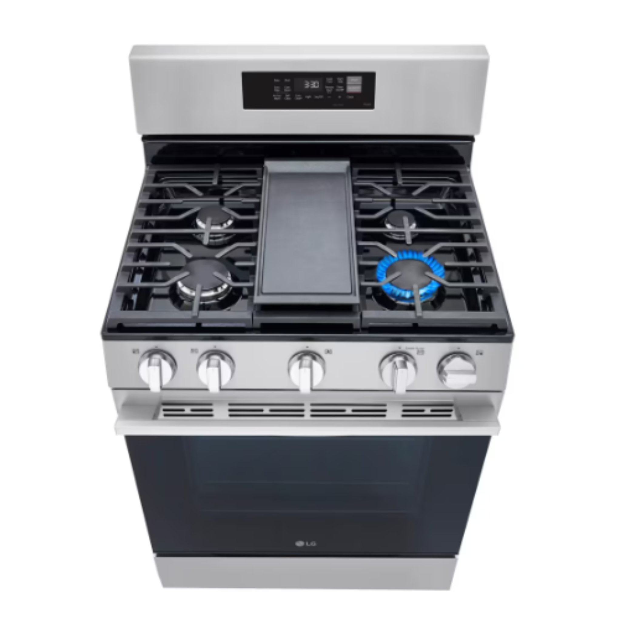 LG - 6.3 cu. ft Gas Range in Stainless - LRGN6323Y