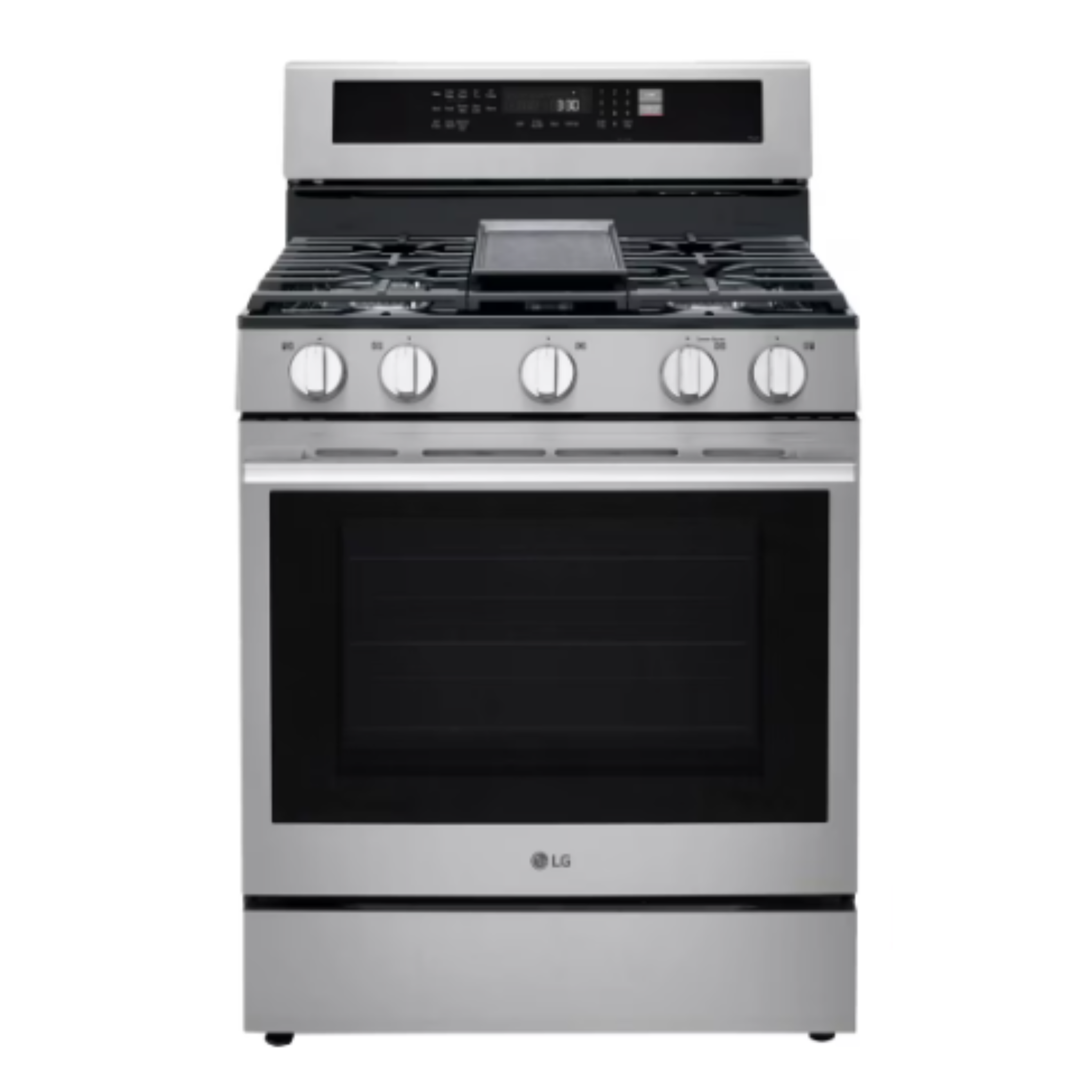 LG - 6.3 cu. ft Gas Range in Stainless - LRGN6325X