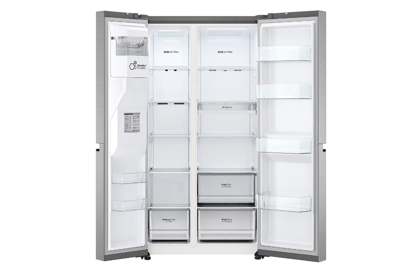 LG - 36 Inch 22.5 cu. ft Side by Side Refrigerator in Stainless - LS23C4230V