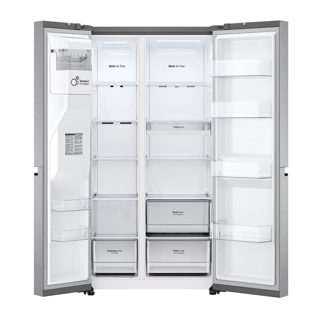 LG - 36 Inch 29 cu. ft Side by Side Refrigerator in Platinum - LS29S3230V