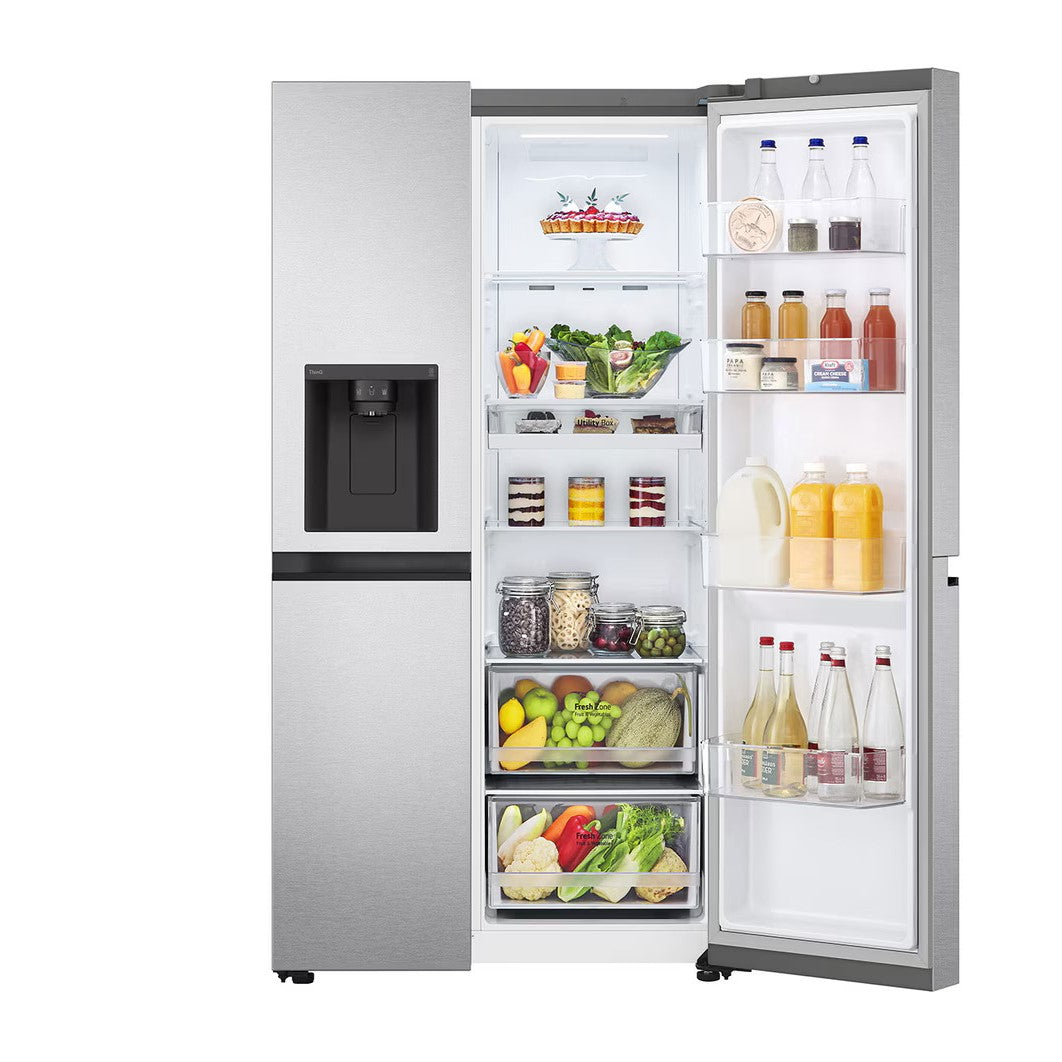 LG - 36 Inch 29 cu. ft Side by Side Refrigerator in Platinum - LS29S3230V