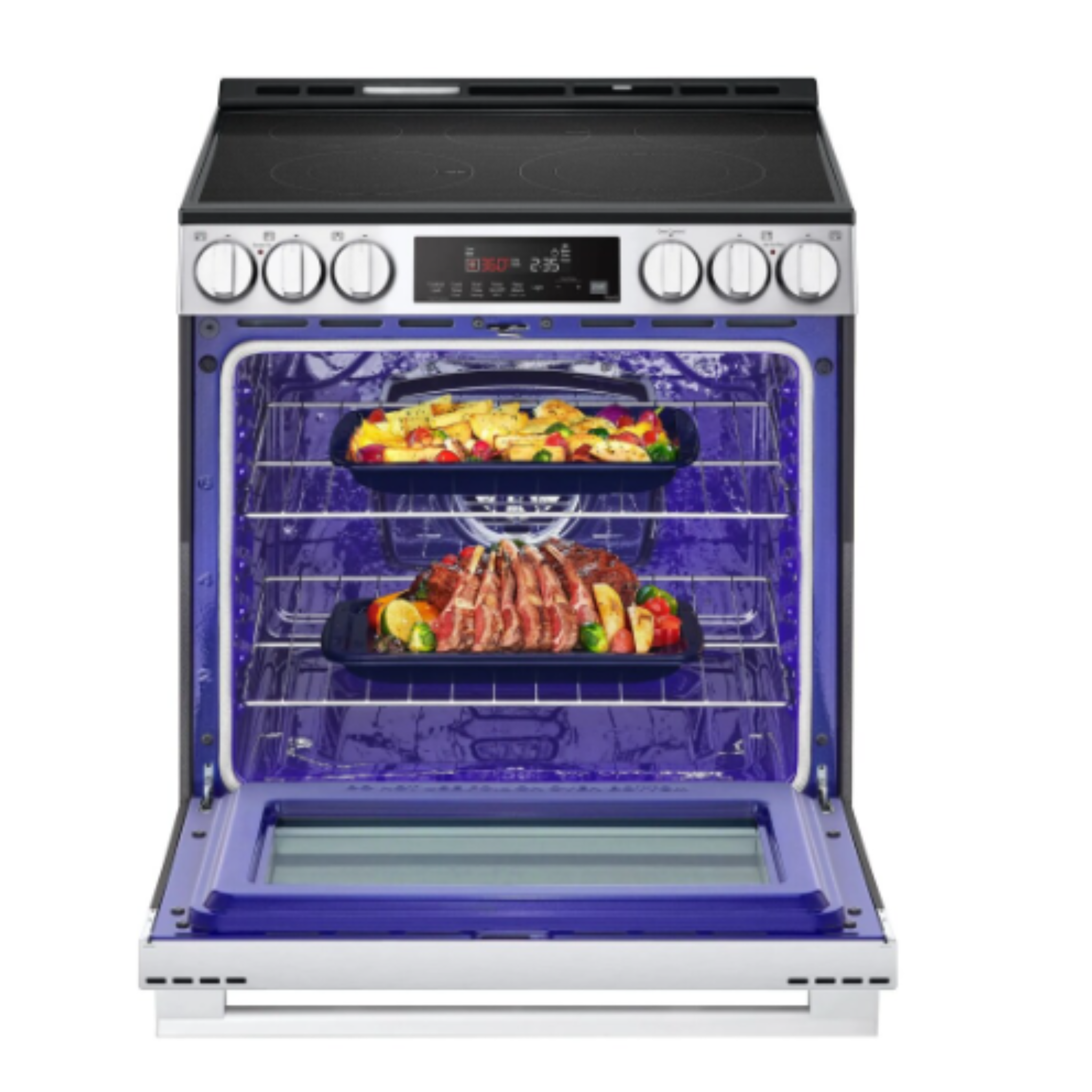 LG - 6.3 cu. ft Electric Range in Stainless - LSEL6333XE